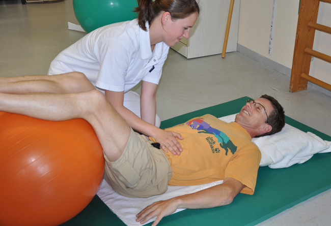 Spezielles Kontinenztraining zur Beseitigung der postoperativen Belastungsinkontinenz