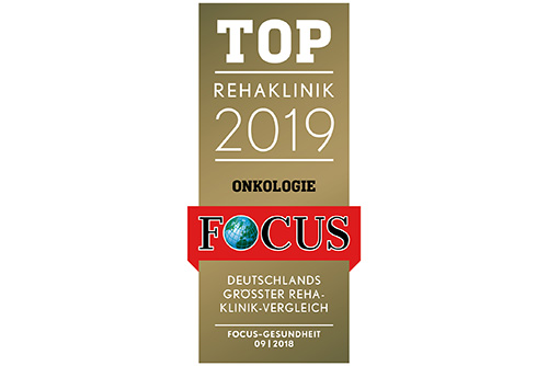 Focus TOP Rehaklinik 2018 Okologie Logo